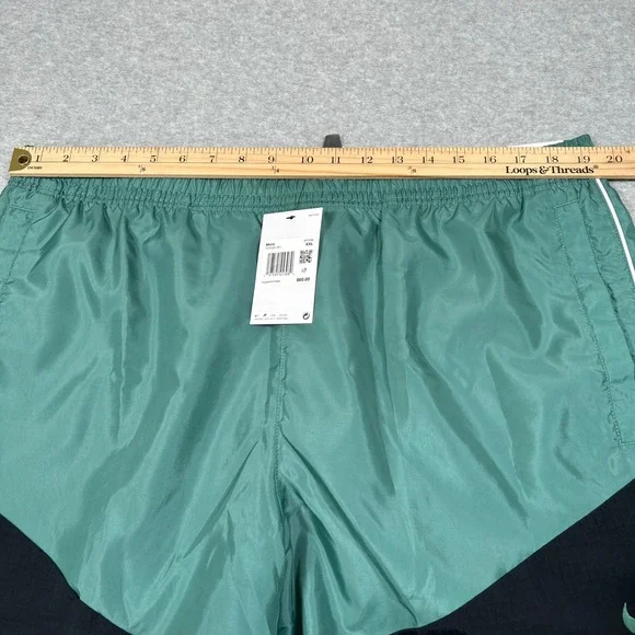 Nike Air Woven Shorts Mens XXL Green‎ Running Athletic Retro Training Gym - Picture 6 of 7